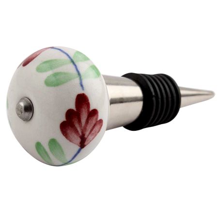 Cherry lily Ceramic Wine Stopper